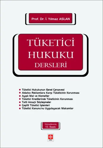 Tüketici Hukuku Dersleri