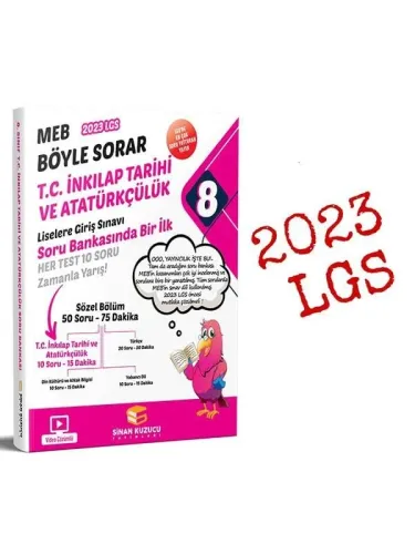 İnkılap Tarihi Soru Bankası | 8. Sınıf LGS 2023