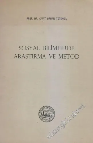 Sosyal Bilimlerde Araştırma ve Metod -        1978
