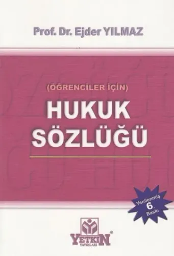 Hukuk Sözlüğü