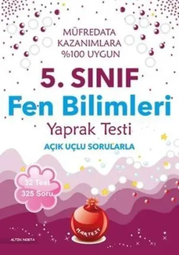 Nar Test 5. Sınıf Fen Bilimleri Yaprak Testi Komisyon