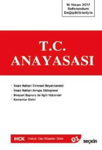 Hukuk Cep Kitapları Dizisi 01 T.C. Anayasası