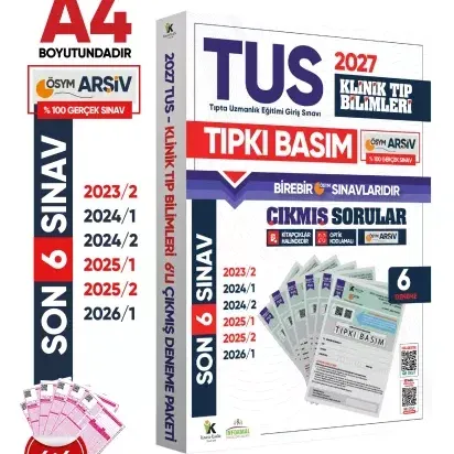 İnformal Yayınları 2027 TUS Klinik Tıp Bilimleri ÖSYM Çıkmış Soru Tıpk