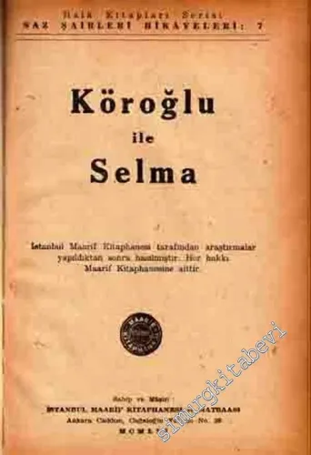 Köroğlu ile Selma -        1959