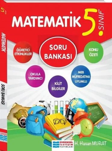Evrensel İletişim Yayınları 5. Sınıf Matematik Soru Bankası Evrensel İletişim