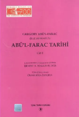 Abul-Farac Tarihi Cilt-1