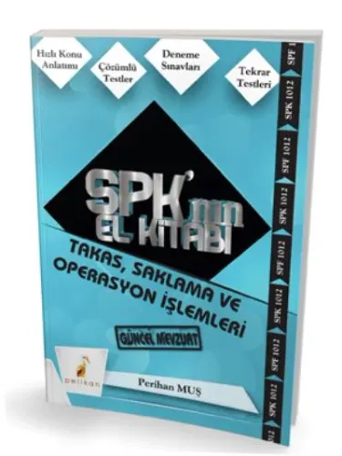 SPK´nın El Kitabı Takas, Saklama ve Operasyon İşlemleri