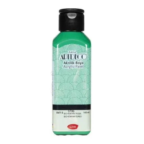 Artdeco Akrilik Boya 140ml Bohemya Yeşili 3706