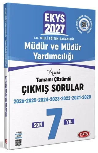 Data Yayınları 2027 MEB EKYS Müdür ve Müdür Yardımcılığı 7 Yıl Çıkmış 