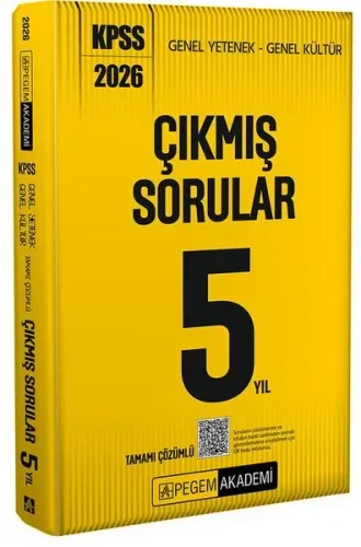 KPSS GENEL YETENEK GENEL KÜLTÜR 5 YIL ÇIKMIŞ SORULARI