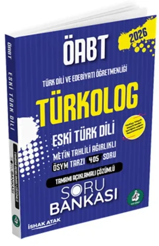 Atak Yayınları 2026 MEB AGS ÖABT Türkolog Eski Türk Dili Tamamı Açıklamalı Çözümlü Soru Bankası