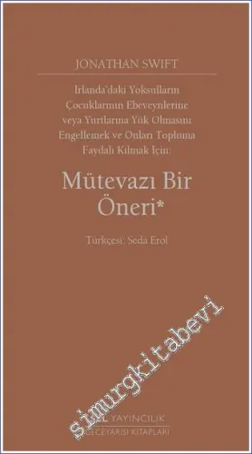 Mütevazı Bir Öneri  -         2022