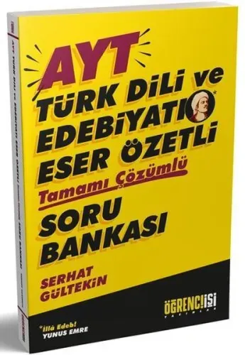 Öğrenci İşi AYT Türk Dili ve Edebiyatı Eser Özetli Tamamı Çözümlü Soru Bankası-YENİ