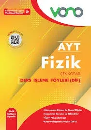 VONO AYT FİZİK DERS İŞLEME FÖYLERİ (DİF)
