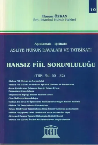 Haksız Fiil Sorumluluğu-Seri 10
