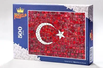 Türkiye Serisi - Bayrak Mozaik 500 Parça Puzzle