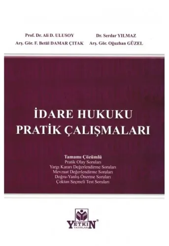 İdare Hukuku Pratik Çalışmaları