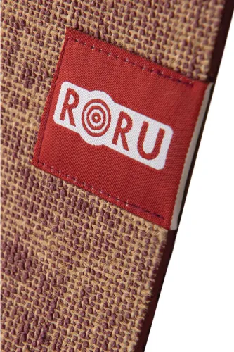 Doğal Jüt Kaplama Bordo Yoga Mat