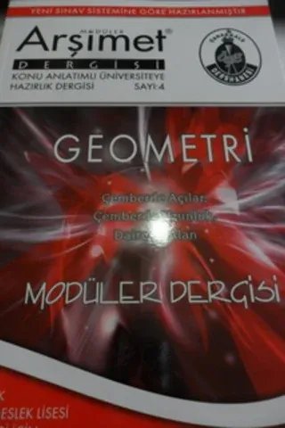 Geometri Modüler Dergisi Sayı: 4