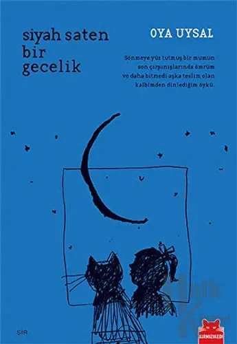 Siyah Saten Bir Gecelik