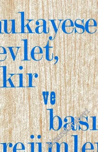 Mukayeseli Devlet Fikir ve Basın Rejimleri -        1977