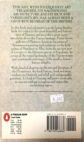 A Guide To Tuscany James Bentley Penguin Books