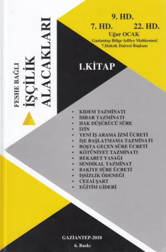 İşçilik Alacakları ( 3 Cilt Takım ) Uğur Ocak
