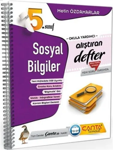Çanta 5.Sınıf Sosyal Soru Bankası