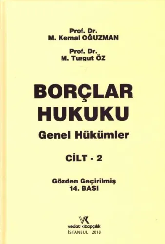 Borçlar Hukuku Genel Hükümler Cilt - 2