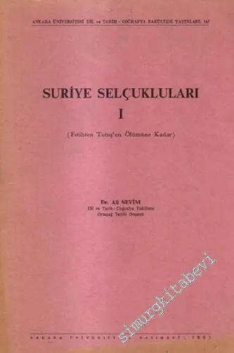 Suriye Selçukluları 1 - 2 -        1965