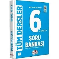 EDİTÖR 6. SINIF VIP TÜM DERSLER SORU BANKASI MAVİ KİTAP