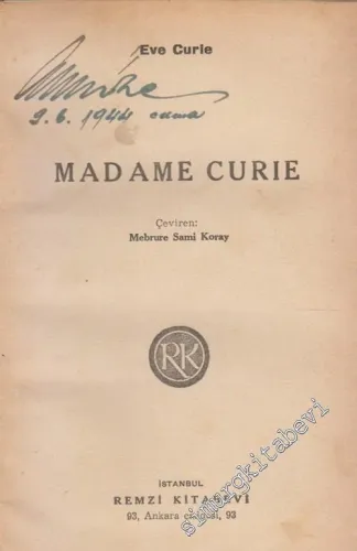 Madame Curie -        1943