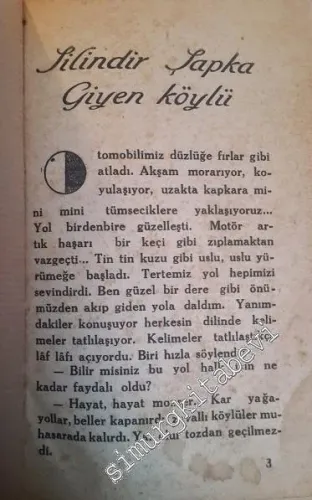 Silindir Şapka Giyen Köylü - Küçük Hikâyeler -