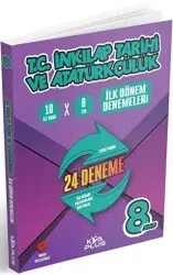 KVA 8. SINIF T.C İNKILAP TARİHİ VE ATATÜRKÇÜLÜK İLK DÖNEM DENEMELERİ(24 DENEME)