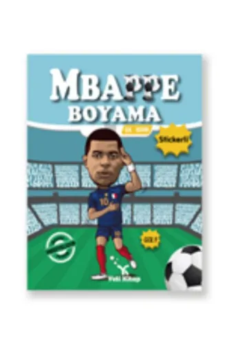 MBAPPE STİCKERLİ BOYAMA KİTABI