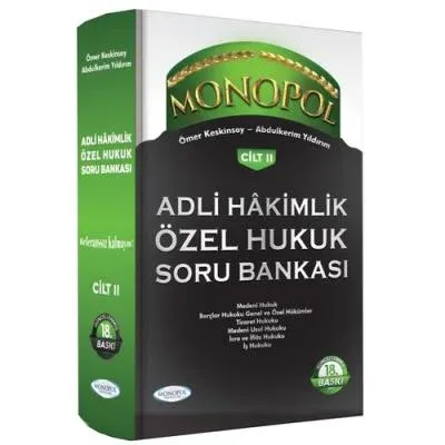Adli Hakimlik Özel Hukuk Soru Bankası