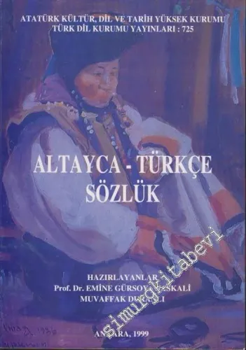 Altayca Türkçe Sözlük -        1999
