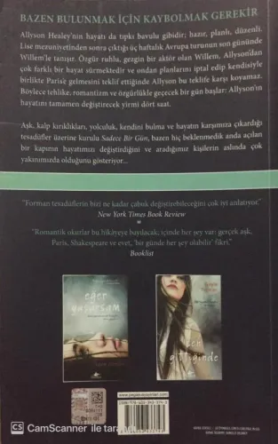 Sadece Bir Gün Gayle Forman Pegasus Yayıncılık