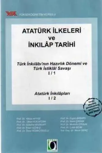 Atatürk İlkeleri ve İnkılap Tarihi 1/1-1/2