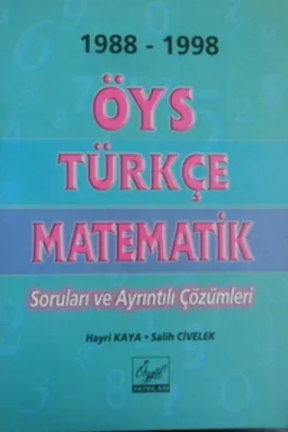 öys türkçe matematik 1988-1998