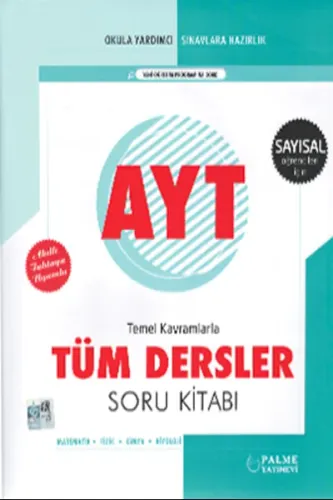 PALME AYT Sayısal Tüm Dersler Soru Kitabı