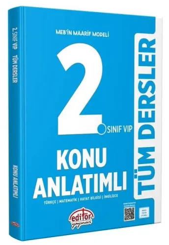 Editör Yayınevi Maarif Modeli 2. Sınıf VİP Tüm Dersler Konu Anlatımlı