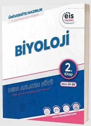 Eis Yayınları TYT AYT Biyoloji Ders Anlatım Föyü 2. Kitap