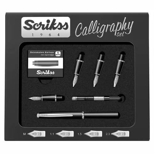 Scrikss Kaligrafi Seti Siyah