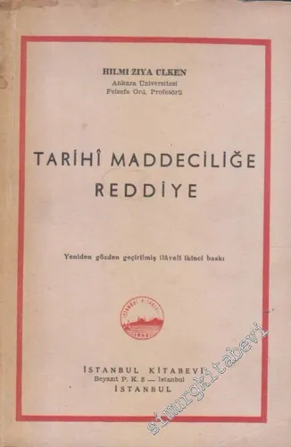 Tarihi Maddeciliğe Reddiye -        1963