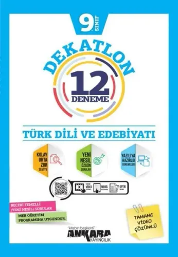 9. Sınıf Dekatlon Türk Dili ve Edebiyatı 12 Deneme