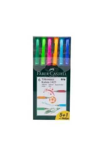 Faber-Castell 1425 Tükenmez Kalem 5+1