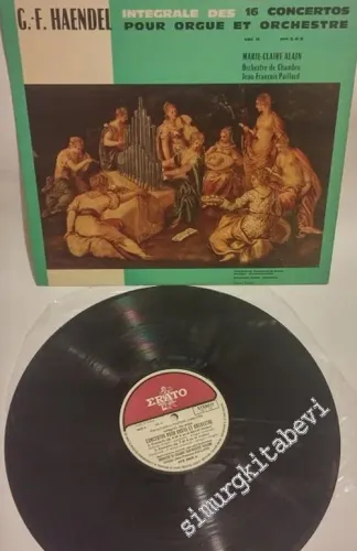 33 LP PLAK VINYL: G.F.Haendel, Marie-Claire Alain, Jean-François Paillard - Integrale Des 16 Concertos Pour Orgue Et Orchestre No. 5-8 Vol. II -