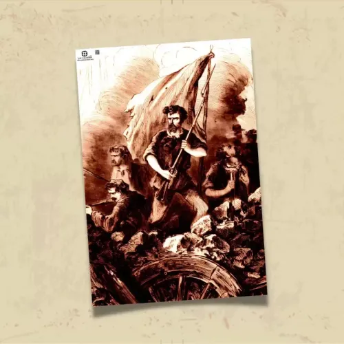 POSTER 0127 - PARİS KOMÜNÜ İLLÜSTRASYON - KUŞE KAĞIT (33X48)