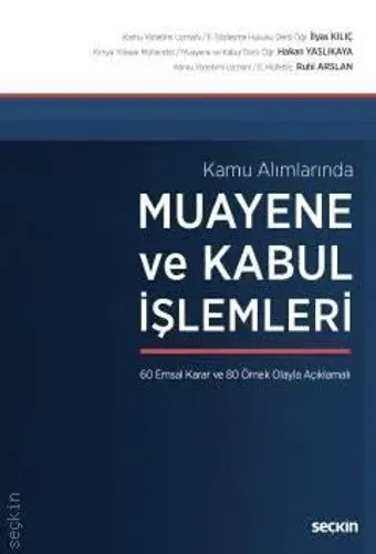 Muayene ve Kabul İşlemleri